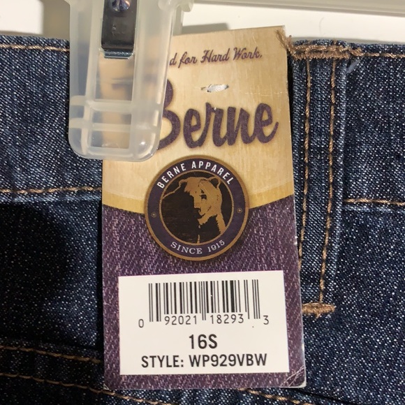 NWT Berne carpenter jeans size 16 short - Picture 4 of 4